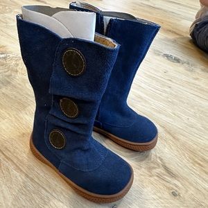 Livie and Luca navy suede boots